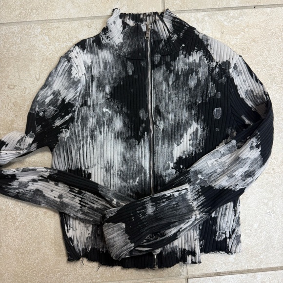 Cotton Citizen Ribbed Zip-Up - Picture 1 of 3